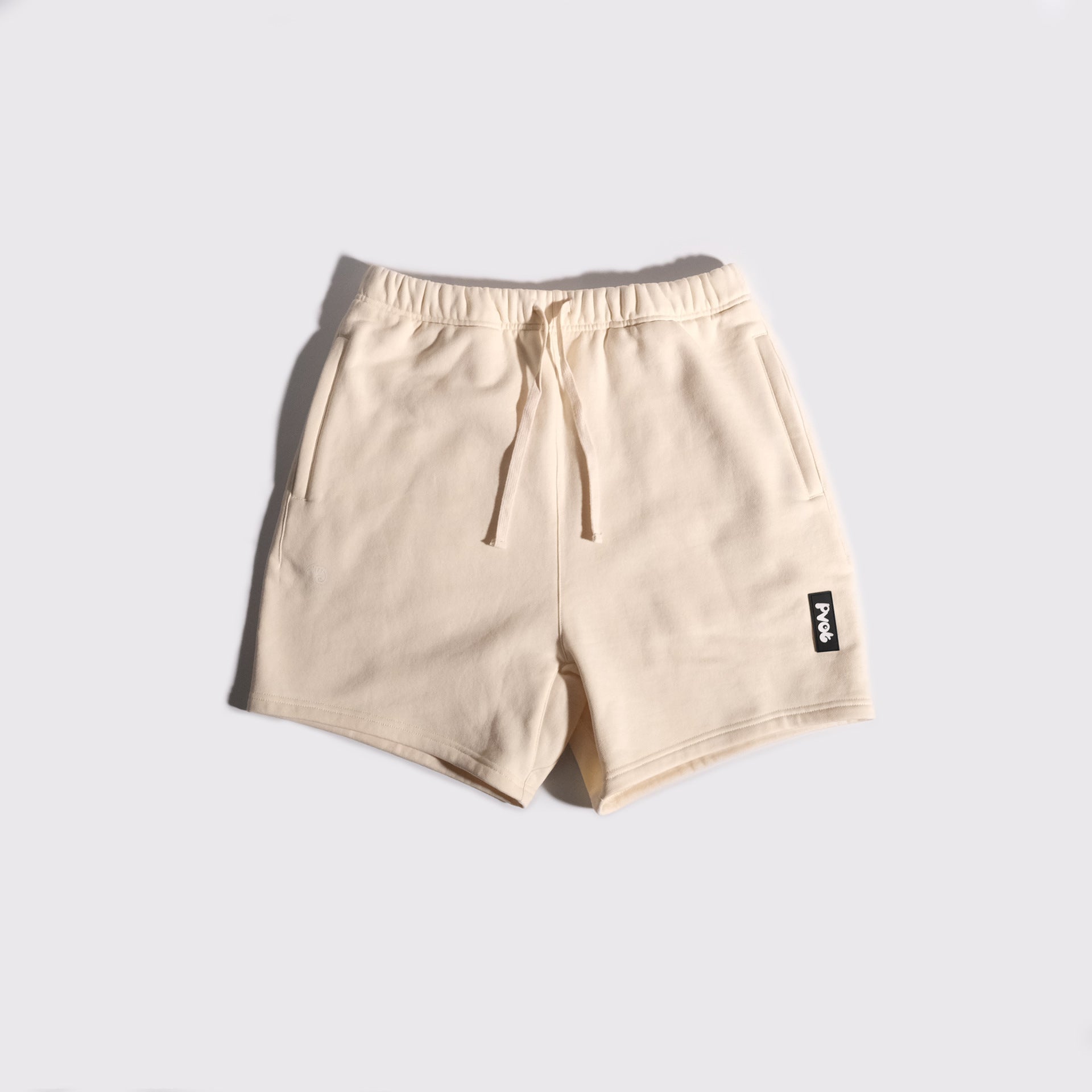 Solid Color Loose Bottom Crotch Shorts Men